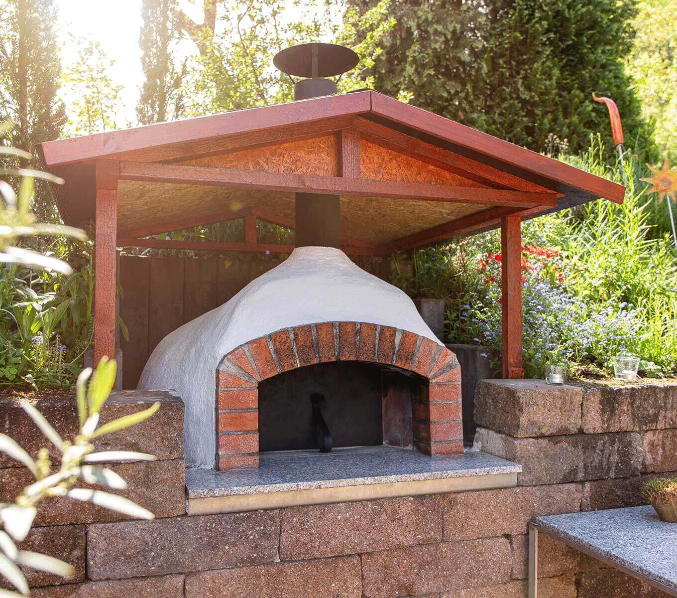 Build the pizza oven yourself!